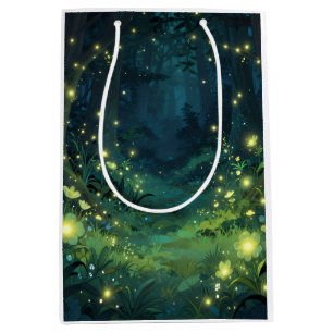 Enchanted Forest Glow Magical Night Medium Gift Bag
