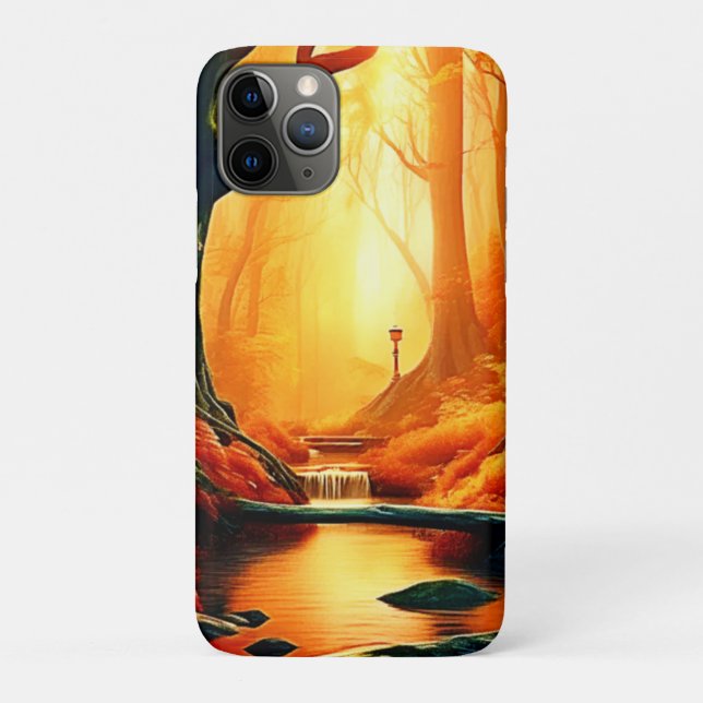 Enchanted Forest Golden Glow Case-Mate iPhone Case (Back)
