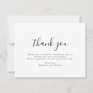 Enchanted Forest Hanging Lanterns Wedding Thank You Card