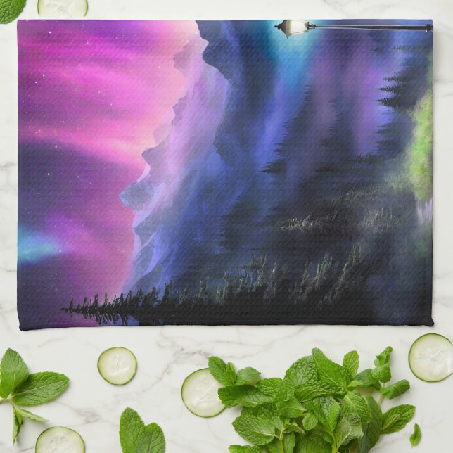 Enchanted Forest Kitchen Towel (Folded)
