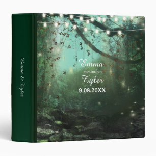 Enchanted Forest Lights Rustic Wedding 2 Binder
