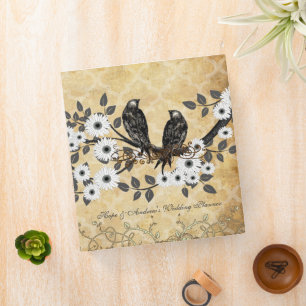 Enchanted Forest Love Bird Wedding Binder