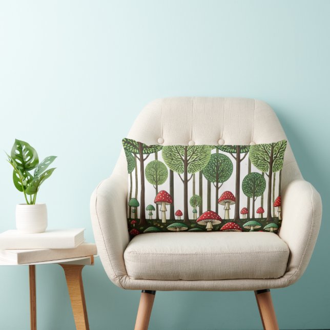 Enchanted Forest Lumbar Pillow (Chair)