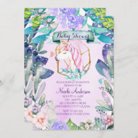 Enchanted Forest Magical Unicorn Baby Shower