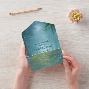 Enchanted Forest Mist All In One Invitation