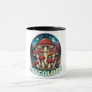 Enchanted Forest Mushroom Art Mug