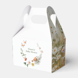 Enchanted Forest Mushroom Baby Shower Favor Box