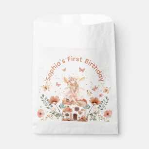 Enchanted Forest Mushroom Girl's First Birthday  Favour Bag