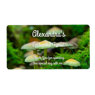 Enchanted Forest, Mushrooms Moss Personalized