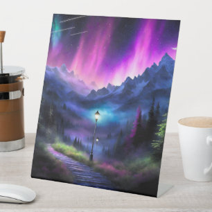 Enchanted Forest Pedestal Sign