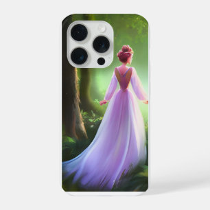 Enchanted Forest Princess Purple Gown Aesthetic  iPhone 15 Pro Case