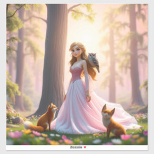 Enchanted Forest Princess with Animal Companions