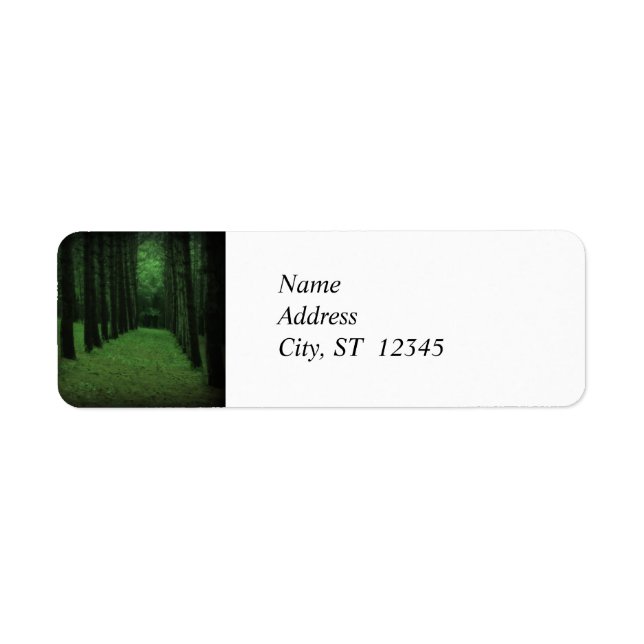 Enchanted Forest Return Address Label (Front)