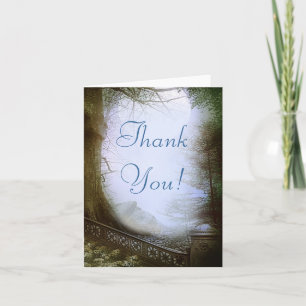 Enchanted Forest Scene Thank You Card