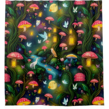 Enchanted Forest Shower Curtain –  Whimsical