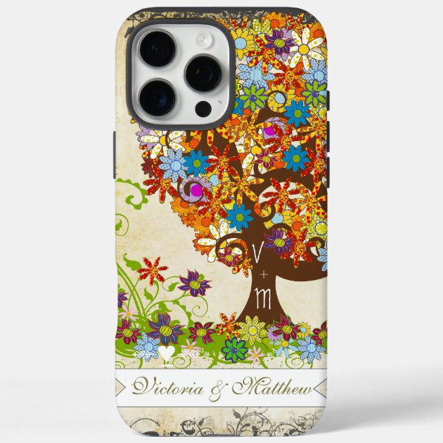 Enchanted Forest Side Branch Wedding Case-Mate iPhone Case (Back)