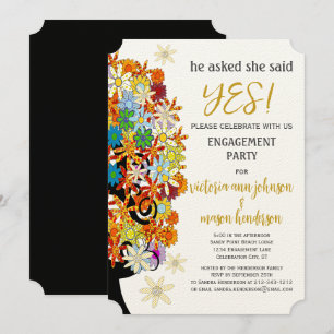 Enchanted Forest Side Branch Wedding Invitations