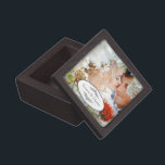 Enchanted Forest Side Branch Wedding Jewelry Box<br><div class="desc">Earth tones with a brown trunk Folksy Flower Tree Whimsical Wildflower Bloom Wedding Collection with all the colours: Pink Terracotta Orange Coral Yellow Elegance and Blue Flowers Wedding Party. Picture a spring, summer or fall romantic whimsical swirl tree in an enchanted forest along an elegant country farmhouse road. Oh so...</div>