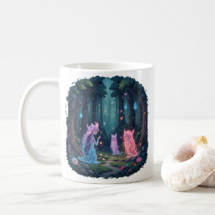 Enchanted Forest Spirits Magical Cottagecore  Coffee Mug