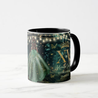 Enchanted Forest Starry XV QUINCEAÑERA Quince 15 Mug