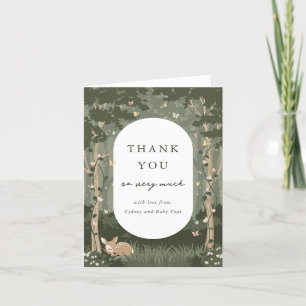 Enchanted Forest Thank You Note Card