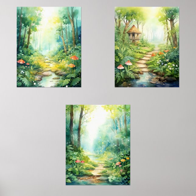 Enchanted Forest – Watercolor Nursery (Front)