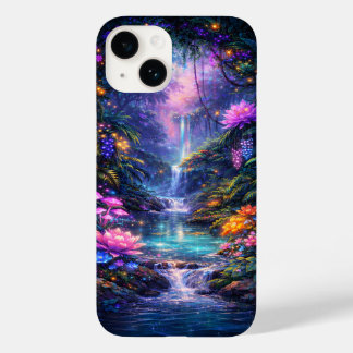 Enchanted Forest Waterfall Glow Case-Mate iPhone 14 Case