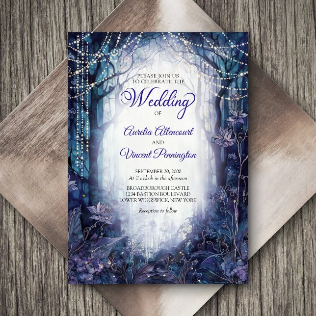 Enchanted Forest Wedding Invitation (Creator Uploaded)