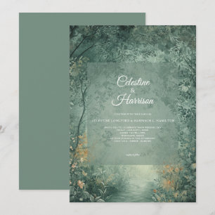Enchanted Forest Wedding Invitation
