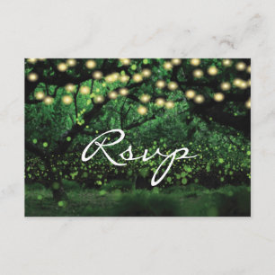 Enchanted Forest Wedding RSVP Card
