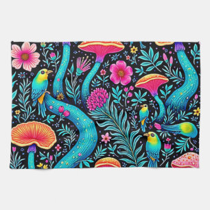 Enchanted Forest Whimsical Dream Design Kitchen Towel