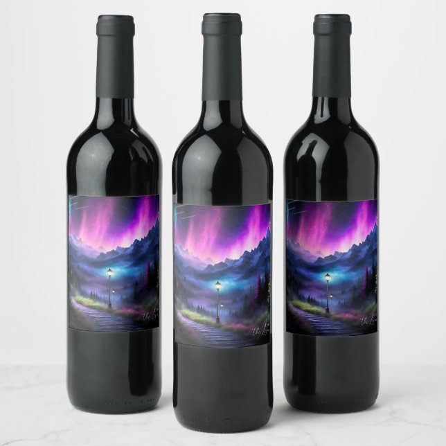 Enchanted Forest Wine Label (Bottles)