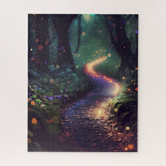 Enchanted Forest with Fairy Lights, 500 Piece  Jigsaw Puzzle