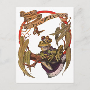Enchanted Frog Prince Postcard