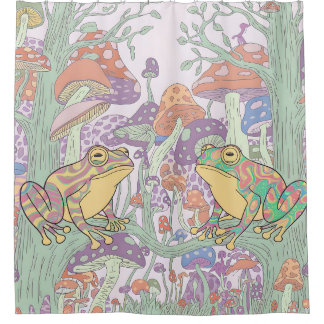 Enchanted Frogs in Mushroom Fields
