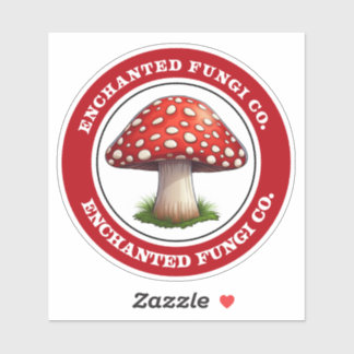 Enchanted Fungi Red Amanita Muscaria Sticker