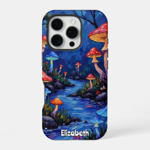 Enchanted Fungi River iPhone 16 Pro Case
