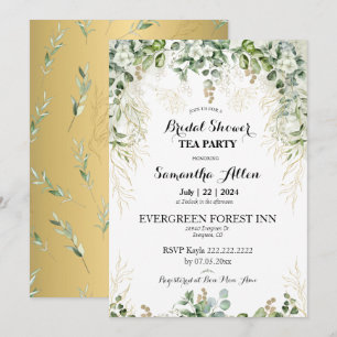 Enchanted Garden: Bridal Shower Invitation