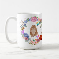 Enchanted Garden Cat Mug