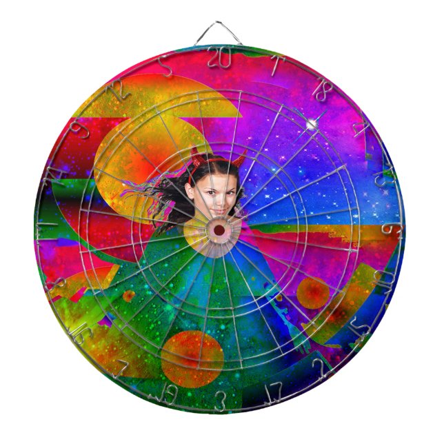Enchanted Garden Dartboard (Front)