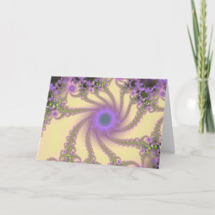 Enchanted Garden Fractal Card