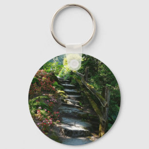 Enchanted Garden Path Keychain