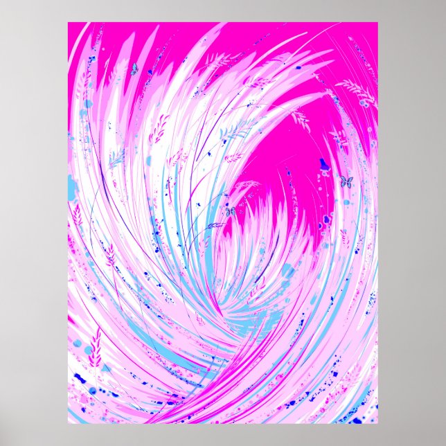 Enchanted Garden - Pink Horizon  Poster (Front)