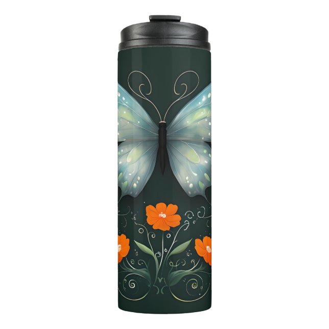 Enchanted Garden Thermal Tumbler (Front)