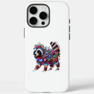 Enchanted Glowing Raccoon iPhone 16 Pro Max Case