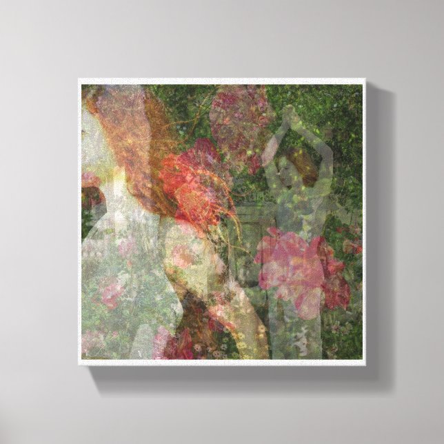 Enchanted Goddess Garden Canvas Print  (Front)