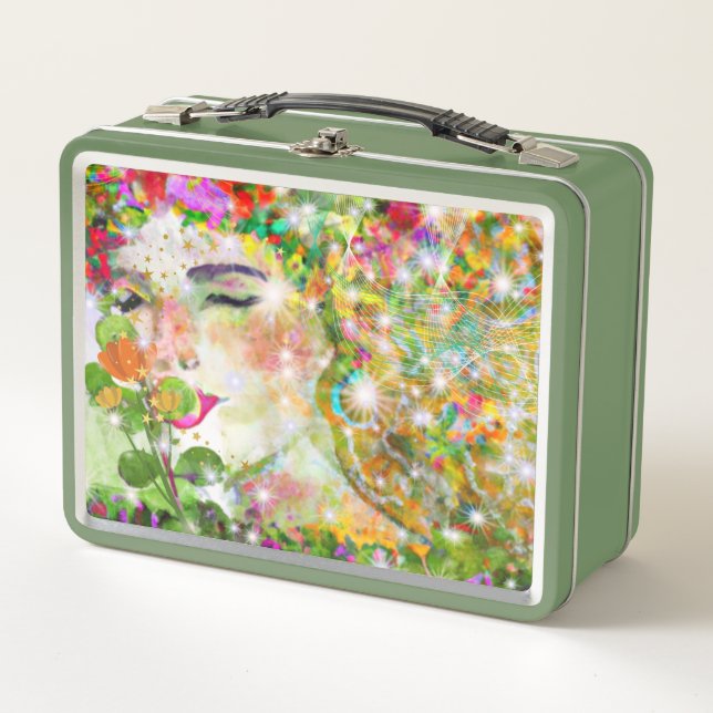 Enchanted Goddess Metal Lunch Box (Front)