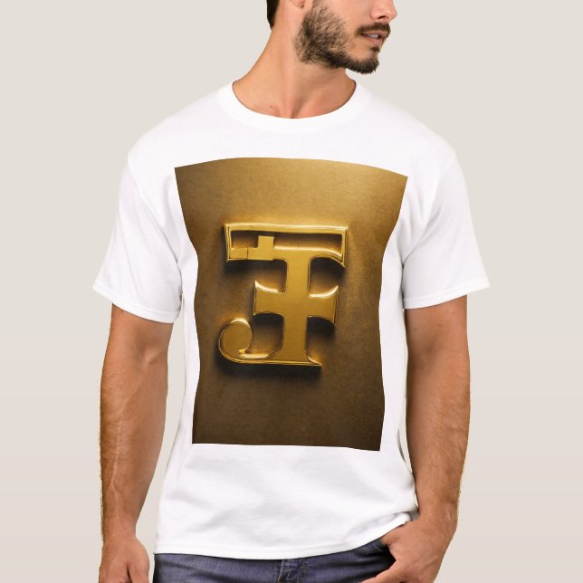  Enchanted Gold Plus Sign T-Shirt (Front)