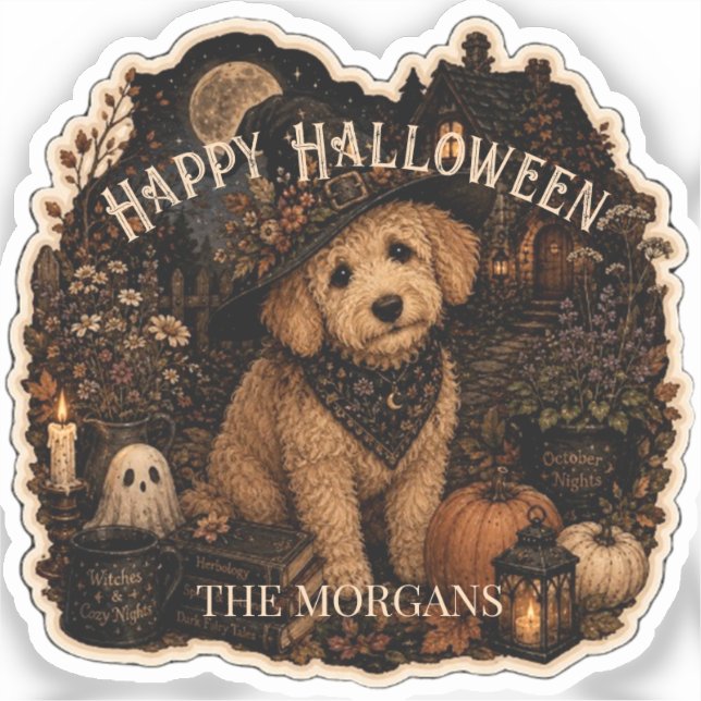 Enchanted Goldendoodle of the October Cottage  (Front)