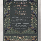 Enchanted Gothic Raven Floral Wedding Sage